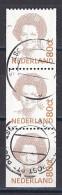 Pays Bas -  1980 - 89   Béatrix   Y&T  N °  1380 Ca  Bande De 3  Oblitéré - Used Stamps