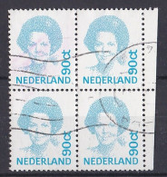 Pays Bas -  1980 - 89   Béatrix   Y&T  N °  1426   Bloc De 4  Oblitéré - Used Stamps