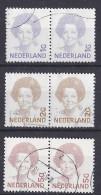 Pays Bas -  1980 - 89   Béatrix   Y&T  N °  1415  1416  1418 Double  Oblitéré - Used Stamps