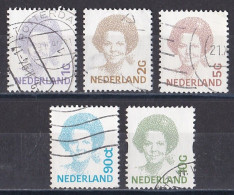 Pays Bas -  1980 - 89   Béatrix   Y&T  N °  1415  1416  1418  1426  1461  Oblitéré - Used Stamps