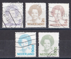 Pays Bas -  1980 - 89   Béatrix   Y&T  N °  1415  1416  1418  1426  1461  Oblitéré - Gebraucht