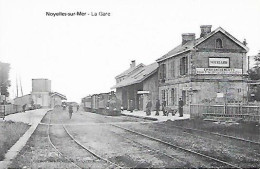 CPM Chemin De Fer De La Baie De Somme - Reproduction - La Gare De Noyelles Au Début Du Siècle - Noyelles-sur-Mer