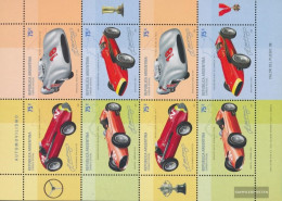 Argentina 2682-2685 Sheetlet (complete Issue) Unmounted Mint / Never Hinged 2001 Juan Manuel Fangio - Ungebraucht