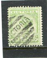 AUSTRALIA/VICTORIA - 1886   1d  GREEN  FINE  USED   SG 312 - Usados