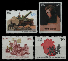 Indien 1991 - Mi-Nr. 1331, 1334, 1335 & 1336 ** - MNH - 4 Ausgaben - Unused Stamps