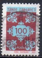 TURQUIE N° Serv 136 O Y&T 1975 Arabesques - Sellos De Servicio