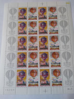 N° 2261 + 2262 2 Fr + 3Fr AIR ET ESPACE Feuille De 10 PAIRES Vendue à La Valeur Faciale. ** MNH Cote 30 € - Feuilles Complètes