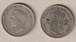 00894) Grossbritannien, 1/2 Crown 1937, George VI - Autres & Non Classés