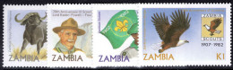 Zambia 1982 75th Anniversary Of Boy Scout Movement Unmounted Mint. - Zambie (1965-...)