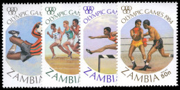 Zambia 1984 Olympic Games Unmounted Mint. - Zambie (1965-...)