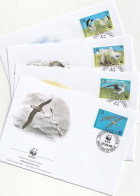 Tristan Da Cunha 1999, FDC, WWF, Birds, Giant Albatross - Tristan Da Cunha