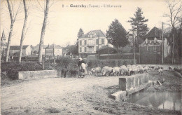 France - Guerchy - L'abreuvoir - Mouton - Animé - Carte Postale Ancienne - Autres & Non Classés