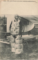 Aviation * Aviateur M. DE LA VAULX Avec Son Costume Amortisseur * Aéroplane Avion Plane De La Vaulx - Aviatori