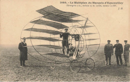 Aviation * Aviateur Du Marquis D'Equeuvilley Et Son Multiplan * Aéroplane Avion Plane Marquie Equeuvilley - Flieger