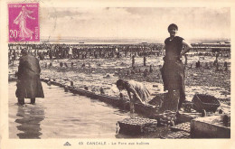 France  - Cancale - Le Parc Aux Huitres - Animé - Mer - Carte Postale Ancienne - Cancale