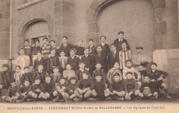 Neuville Sur Saône * école Pensionnat N. D. De Bellegarde , Les équipe De Foot Ball * équipe Football Sport * écoliers - Neuville Sur Saone