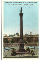 Trafalgar Square. Card Sent To  Denmark 1949.  S-1224 - Trafalgar Square