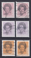 Pays Bas -  1980 - 89   Béatrix   Y&T  N °  1170  1170a   1266  1266a   1268  1268a  Oblitéré - Used Stamps