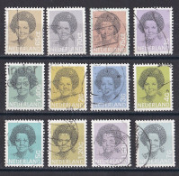 Pays Bas - 1980 - 89  Béatrix   Y&T  N ° 1167  1168  1181  1182  1183  1184  1185  1186  1187  1265  1266  1268 Oblitéré - Used Stamps