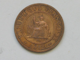 INDOCHINE - 1 Cent 1892   *****  EN ACHAT IMMEDIAT **** - Indochina Francesa