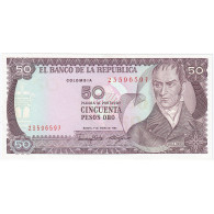 Colombie, 50 Pesos Oro, 1986-01-01, KM:425b, NEUF - Kolumbien