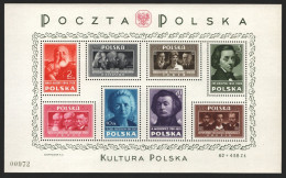 Polen 1948 - Mi-Nr. Block 10 ** - MNH - Polnische Kultur (I) - Neufs