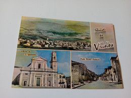 CARTOLINA SALUTI DA VILLALBA- - ANNI 60- NON VIAGGIATA - Caltanissetta