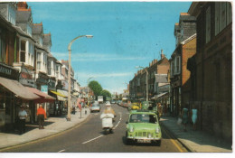 WEYBRIDGE - SURREY - HIGH STREET - SHOWING MINI VAN - WITH GOOD WEYBRIDGE POSTMARK 1972 - SH - Surrey