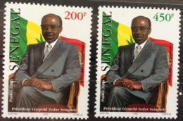 Sénégal 2006 Centenaire Président Léopold Sedar Senghor 2 Val. RARE MNH - Sénégal (1960-...)