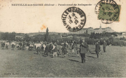 Neuville Sur Saône * école Pensionnat N. D. De Bellegarde , Le Jeu De ... * écoliers - Neuville Sur Saone