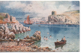 PLYMOUTH - DEVON - BATTEN POINT FROM TINSIDE - RAPHAEL TUCKS OILETTE POSTCARD IN GOOD CONDITION - Plymouth