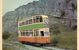 Glasgow 1100 Tram Passing Through Quarry  -  Carte Postale - CPSM - Strassenbahnen