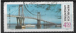 ARGENTINA - AÑO 1974 - Serie Obras De Infraestructura Nacional - Puente Chaco Corrientes - Usado - Oblitérés