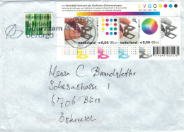 401 Nieuwegen 401 Grafische Unternehmen - Fadenzähler Druckfarben CMYK  - Nachhaltige Lieferung Umweltfreundlich - Lettres & Documents