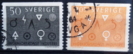 SUEDE                        N° 505/506                         OBLITERE - Used Stamps