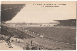 CPA  Colombes (92)  La Piste Et Les Tribunes Du Stade Olympique 1924   Ed BF  70 - Athlétisme