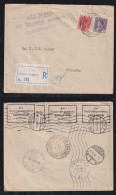Irak Iraq 1938 IMPERIAL AIRWAYS Airmail Registered Censor Cover BAGDAD X CHEMNITZ Germany - Iraq
