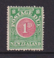 NEW ZEALAND  - 1902 Postage Due 1d  Hinged Mint - Timbres-taxe