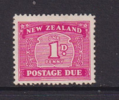 NEW ZEALAND  - 1939 Postage Due 1d Hinged Mint - Segnatasse