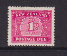 NEW ZEALAND  - 1939 Postage Due 1d Hinged Mint - Timbres-taxe