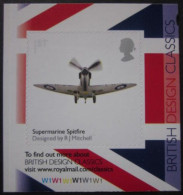 2009 ~ S.G. 2915b ~ DESIGN CLASSICS 5 (SPITFIRE) SELF ADHESIVE BOOKLET STAMP. NHM  #00916 - Unused Stamps