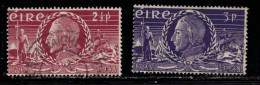 IRELAND Scott # 135-6 Used - Theobald Wolf Tone B - Used Stamps