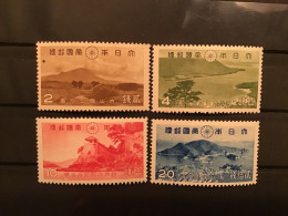 Japan 1939 Setonaikai + Daisen National Parks Mint SG 345-8 Sc 285-8 Mi 276-9 Yv 283-6 - Nuevos