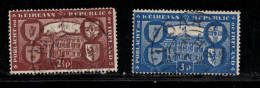 IRELAND Scott # 139-40 Used - Leinster House, Dublin B - Used Stamps