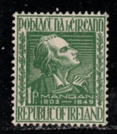 IRELAND Scott # 141 MH - James Clarence Mangan - Unused Stamps