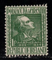 IRELAND Scott # 141 MNH - James Clarence Mangan A - Nuovi