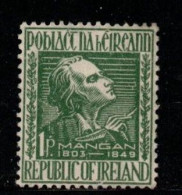 IRELAND Scott # 141 MNH - James Clarence Mangan B - Nuevos