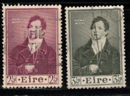 IRELAND Scott # 145-6 Used - Thomas Moore B - Oblitérés