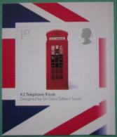 2009 ~ S.G. 2911 ~ DESIGN CLASSICS 1 (TELEPHONE BOX) SELF ADHESIVE BOOKLET STAMP. NHM  #00876 - Unused Stamps