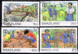 SWAZILAND / Oblitérés /Used / 1985 - 75 Ans Du Mouvement Scout - Swaziland (1968-...)